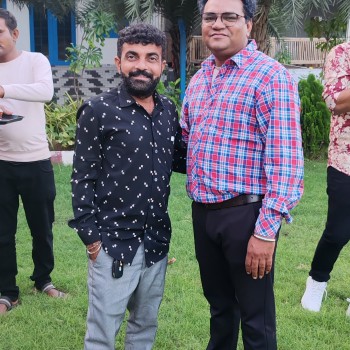 With Actor and Comedian Prakash Mandora